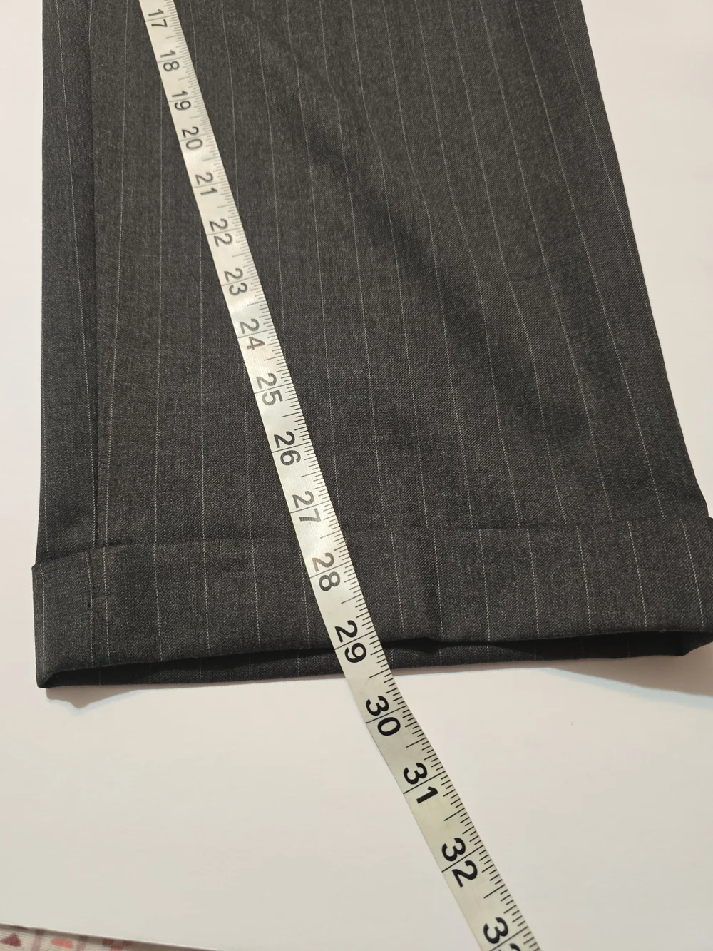 Lauren Ralph Lauren Men's Charcoal Pinstripe 2 Pcs Suit Set - Jacket & Pants